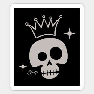 King Skull Sticker